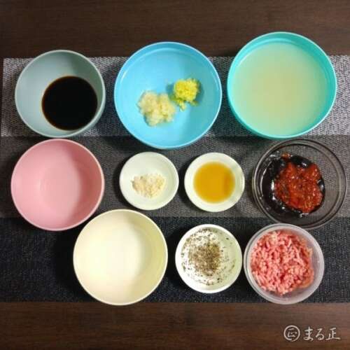 麻婆豆腐で使用する調味料