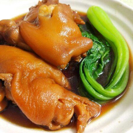 圧力鍋で豚足の煮込み