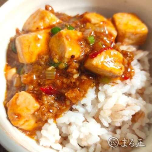 写真:麻婆豆腐とご飯の相性は抜群