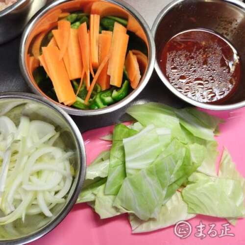 ご飯がすすむ野菜炒めの材料