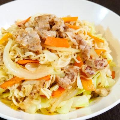 うまかっちゃん焼きラーメンの作り方