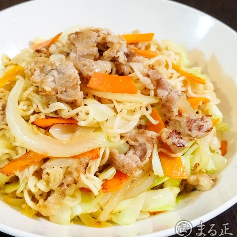 うまかっちゃんで作る焼きラーメン