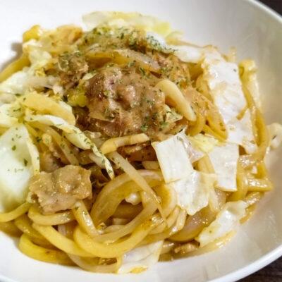 めんつゆソース焼うどん