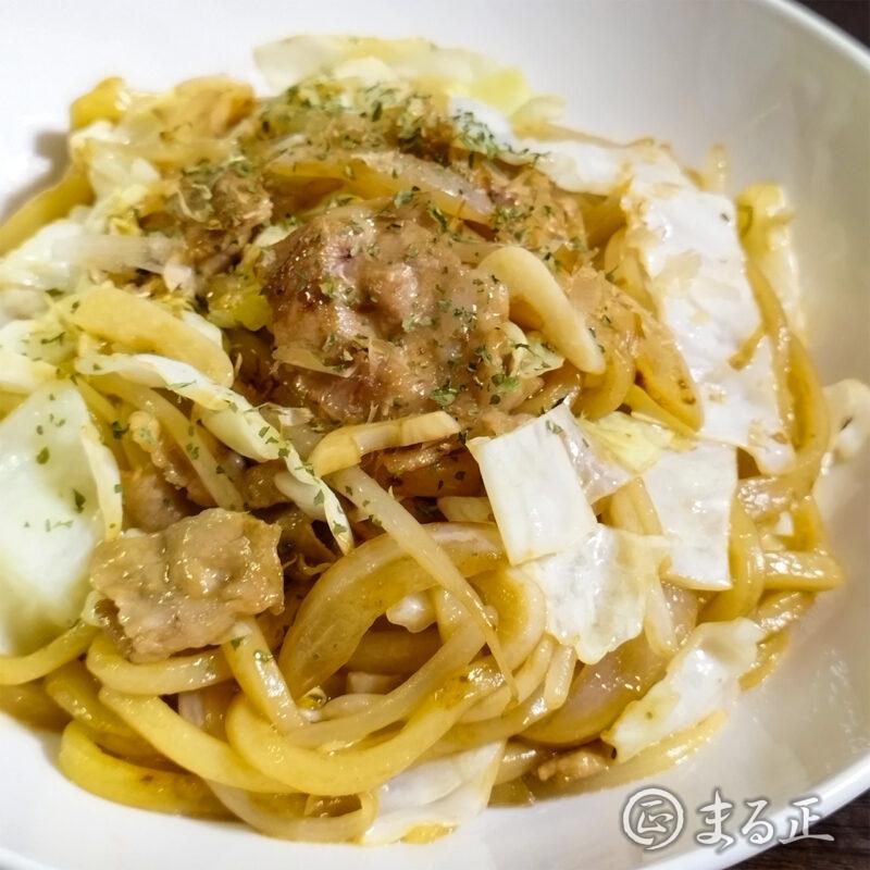 めんつゆソース焼うどん