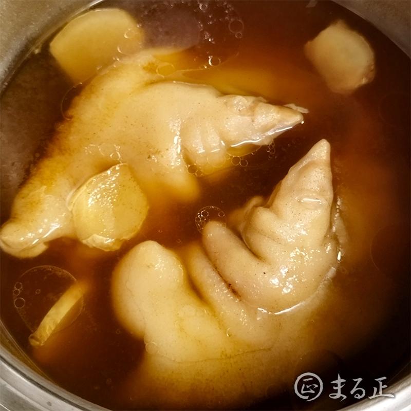 加圧が完了した豚足